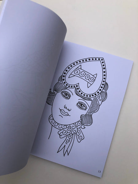 American Traditional Tattooing Coloring Book by Danny G and Ryan Cooper Thompson