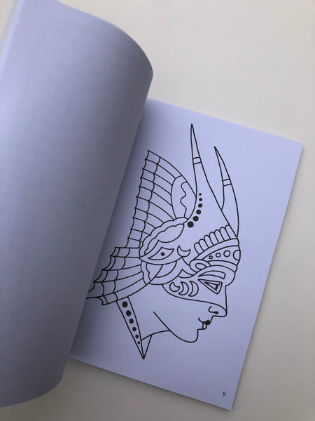 American Traditional Tattooing Coloring Book by Danny G and Ryan Cooper Thompson